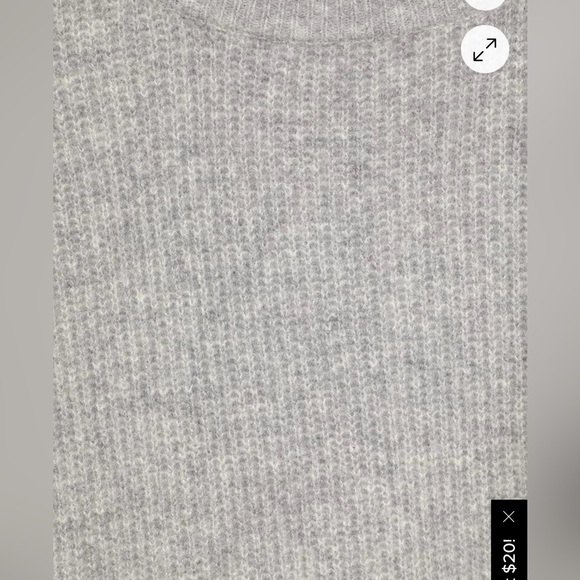 Lulus Pretty Cute Heather Grey Mock Neck Backless Sweater - Picture 16 of 17